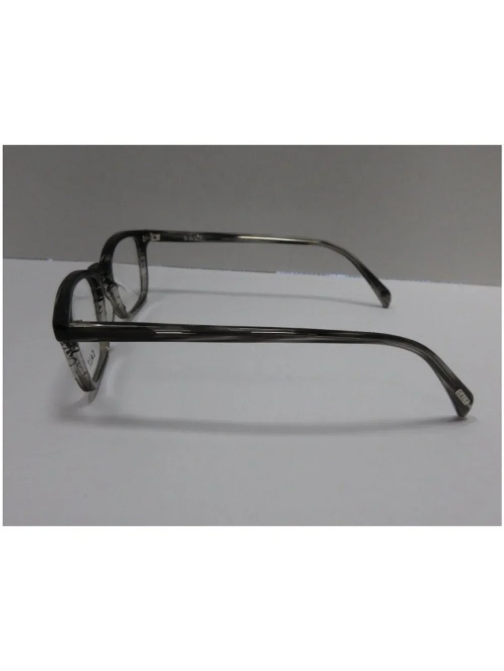 SALT Eyeglasses Gray Rectangular Rounded Yates AG Japan 49-20-149 NEW